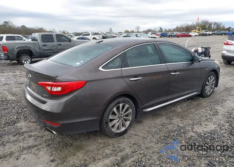 2016 Hyundai Sonata Sport z USA, uszkodzony, nr VIN 5NPE34AF9GH272552